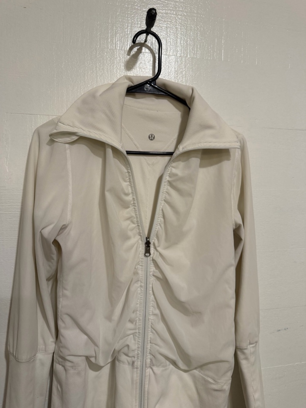 lululemon athletica Cream Full-Zip Bomber Jacket